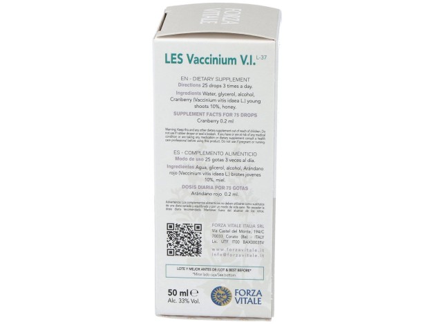 Les Vaccinium Vitis Idaea Arandano Rojo 50Ml.