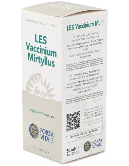 Les Vaccinium Myrtillus Arandano Negro 50Ml.
