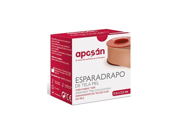 Esparadrapo Aposan Tela Piel 5 X 2,5 Cm