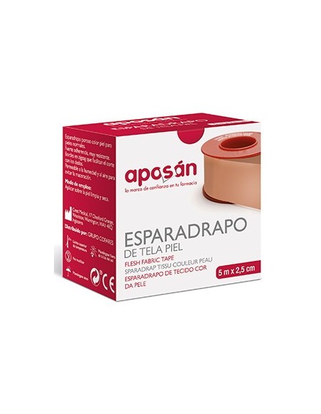Esparadrapo Aposan Tela Piel 5 X 2,5 Cm