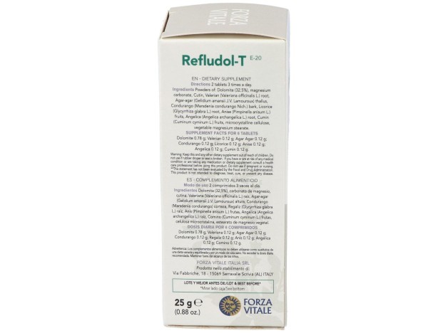Refludol (Dolomite Composta) 25Gr.Comprimidos