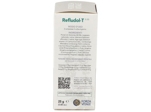 Refludol (Dolomite Composta) 25Gr.Comprimidos