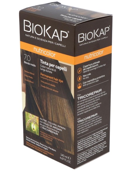 Tinte Medium Blond Dye 140Ml. Rubio Medio ·7.0
