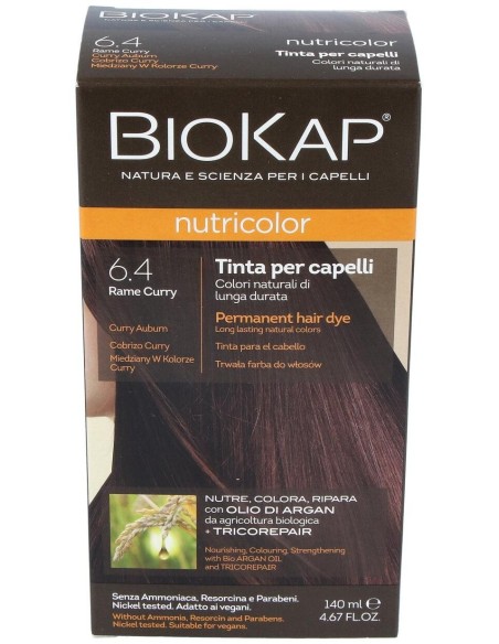 Tinte Copper Curry Dye 140Ml. Cobrizo Curry ·6.40