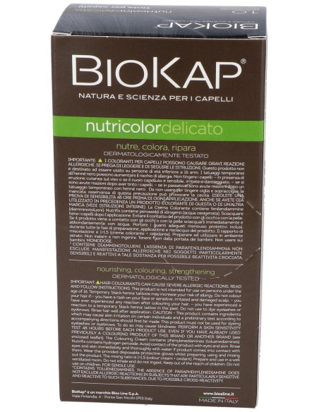Tinte Natural Black 140Ml Negro 1.0 Delicato