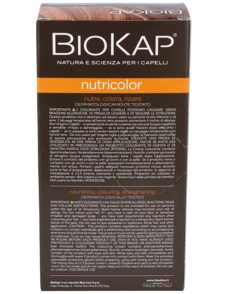 Tinte Auburn Blond Dye 140Ml. Rojo Cobrizo ·7.4