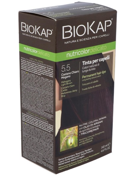 Tinte Castaño Claro Caoba 140Ml 5.5 Delicato