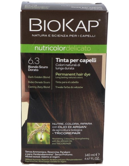 Tinte Rubio Dorado Oscuro 140Ml. 6.30 Delicato