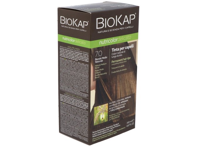 Tinte Rubio Medio Natural 140Ml. 7.0 Delicato