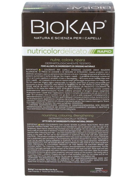 Biokap Rapid Tinte Nro 5.0 Castaño Claro Natural 140Ml