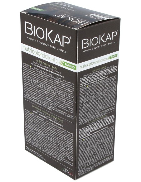 Biokap Rapid Castaño Miel Claro 5.34 Tubo 140Ml.