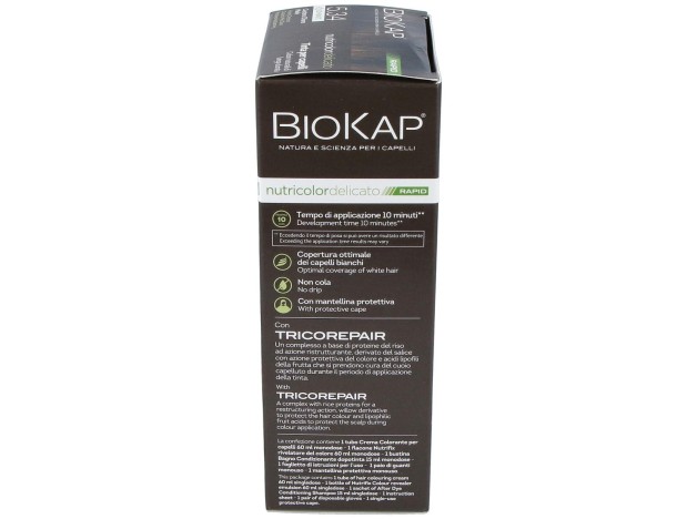 Biokap Rapid Castaño Miel Claro 5.34 Tubo 140Ml.