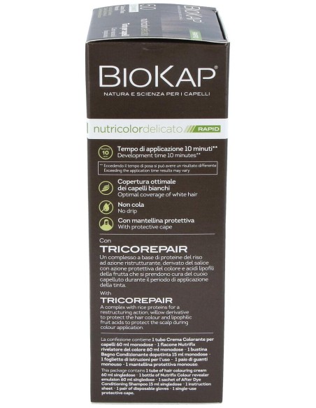 Biokap Rapid Tinte Nro 5.0 Castaño Claro Natural 140Ml