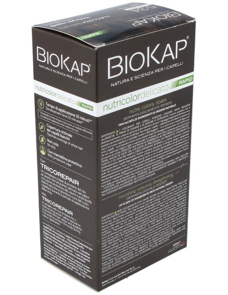 Biokap Rapid Castaño Miel Claro 5.34 Tubo 140Ml.