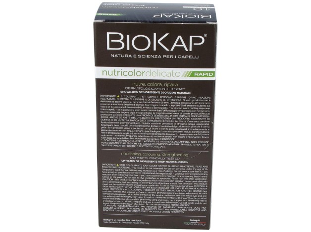 Biokap Rapid Negro Natural 1.0 Tubo 140Ml.