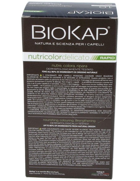 Biokap Rapid Negro Natural 1.0 Tubo 140Ml.