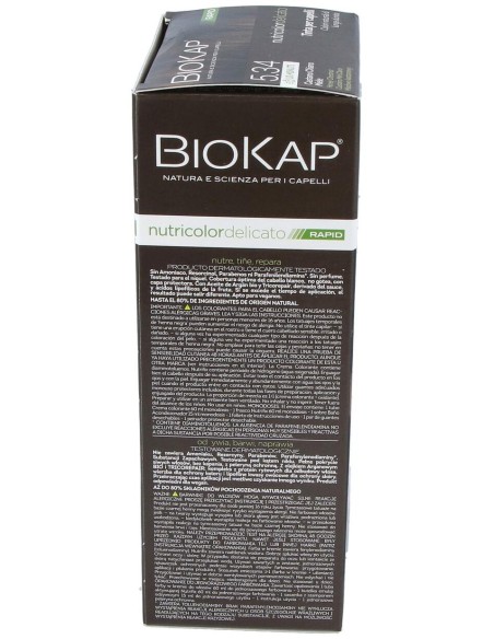 Biokap Rapid Castaño Miel Claro 5.34 Tubo 140Ml.