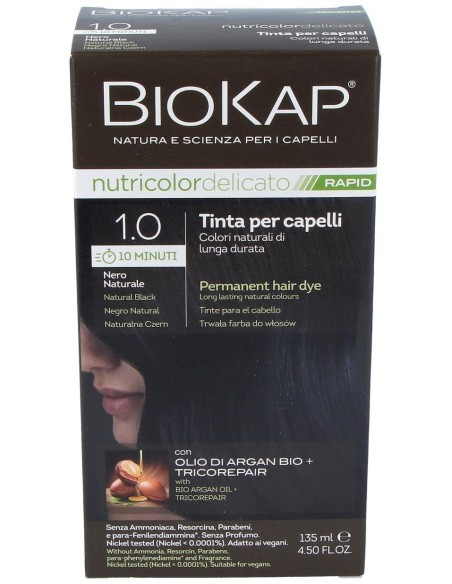 Biokap Rapid Negro Natural 1.0 Tubo 140Ml.