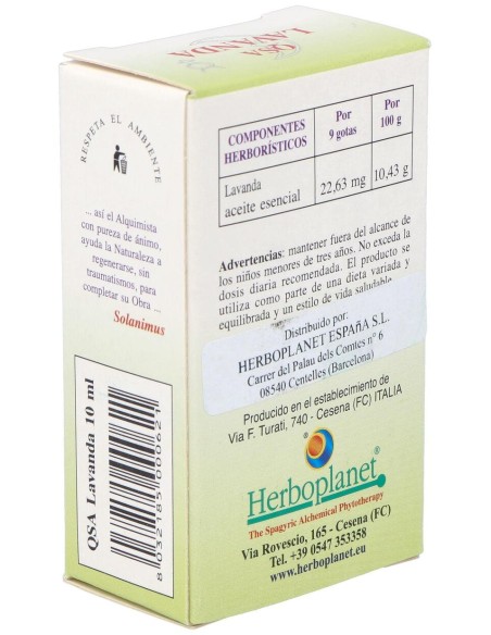 Herboplanet Qsa Lavanda Gotas 10Ml