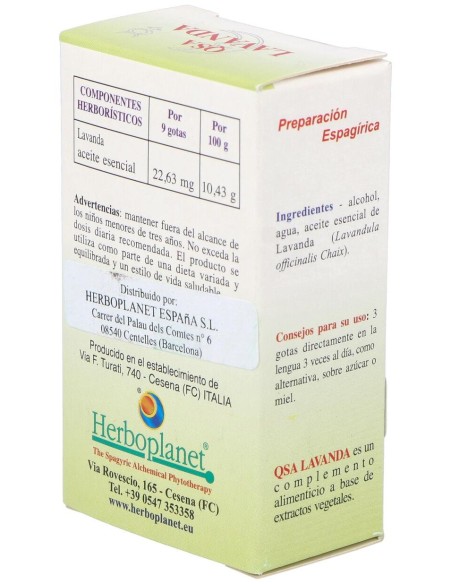 Herboplanet Qsa Lavanda Gotas 10Ml