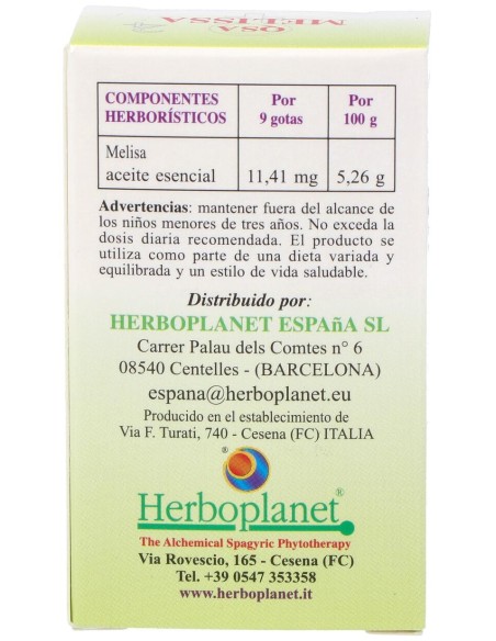 Qsa Melissa Gotas 10Ml.