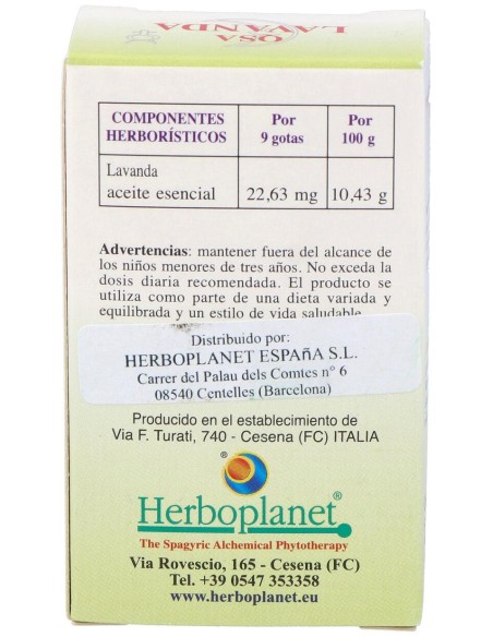 Herboplanet Qsa Lavanda Gotas 10Ml