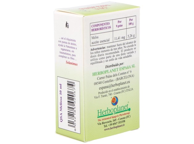 Qsa Melissa Gotas 10Ml.