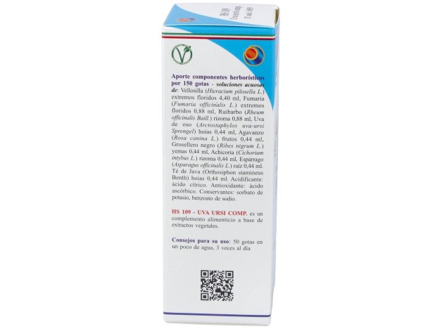 Hs 109 Uva Ursi Comp. Gotas 100Ml. S/Al