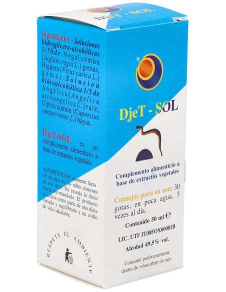 Herboplanet Djet-Sol Gotas 50Ml