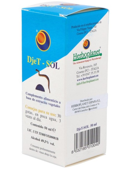 Herboplanet Djet-Sol Gotas 50Ml