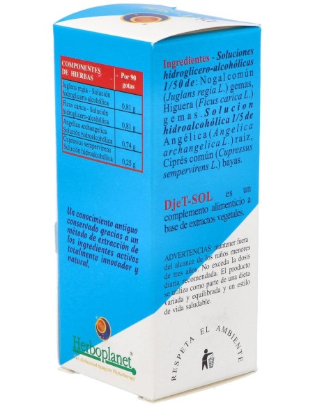 Herboplanet Djet-Sol Gotas 50Ml
