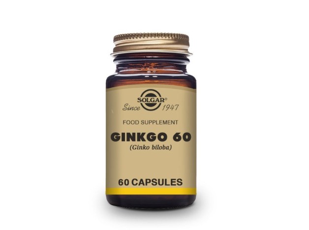SOLGAR GINKGO BILOBA 60 CAPSULAS