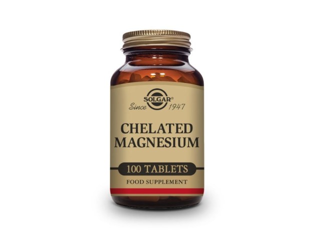 SOLGAR MAGNESIUM CHELATED 100TABLETAS