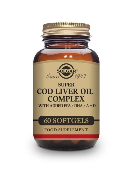 Solgar Super Cod Liver Oil Complex 60 Perlas