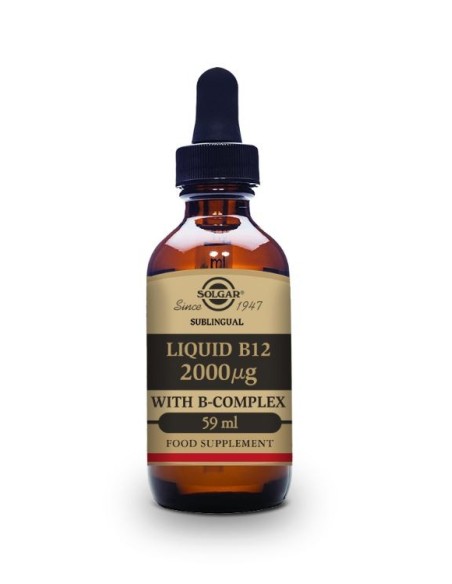SOLGAR VITAMINA B12 CON B COMPLEX LIQUIDA 59ML