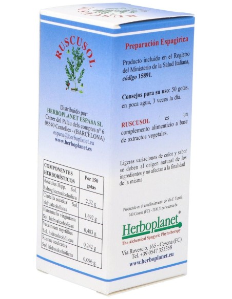 Ruscusol Gotas 50Ml.