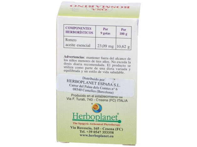 Herboplanet Qsa Rosmarino Romero Gotas 10Ml