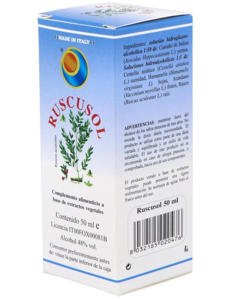 Ruscusol Gotas 50Ml.