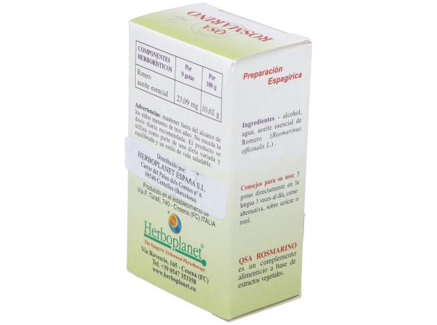Herboplanet Qsa Rosmarino Romero Gotas 10Ml