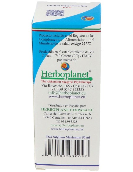 Herboplanet Tsa Silybum Marianum 50Ml