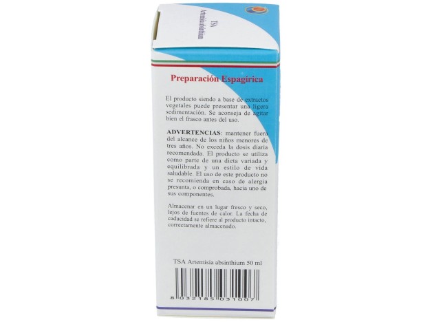 Tsa Artemisa Absinthium Sumidades Floridas 50Ml.