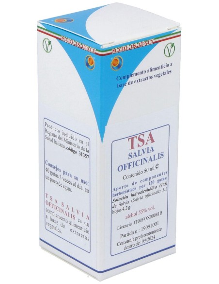 Herboplanet Tsa Salvia Officinalis Folhas 50Ml