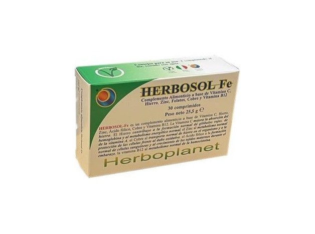 Herboplanet Herbosol Hierro 30Caps