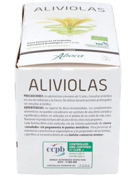 Aliviolas Advanced Tisana 20Sbrs.