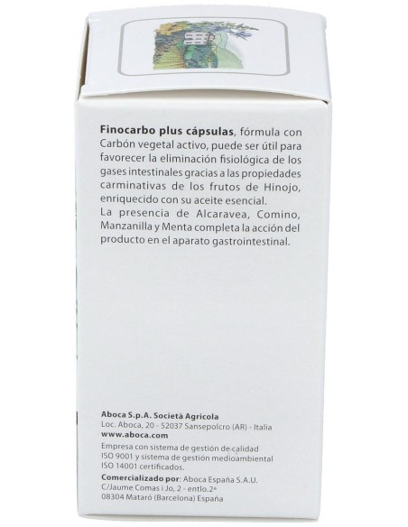 Aboca Finocarbo Plus Hinojo 500 Mg, 50 Cápsulas