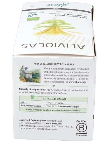 Aliviolas Advanced Tisana 20Sbrs.