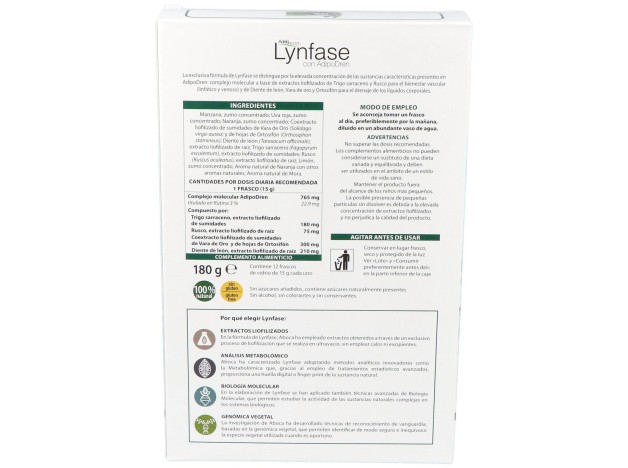Aboca Lynfase Fluido Monodosis, 12 Uds