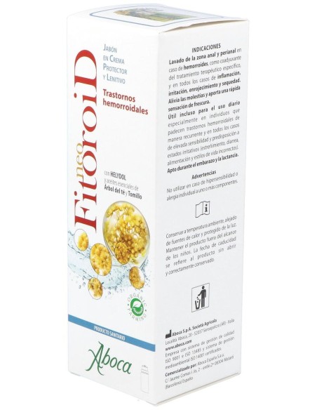 Aboca Neofitoroid Jabón En Crema Protector Y Lenitivo, 100 Ml