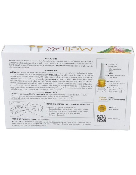 Aboca Melilax Microenema 10 G, 6 Uds