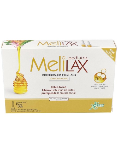 Aboca Melilax Pediatric Microenema 5 G, 6 Uds